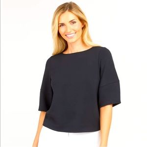 SPANX AirEssentials Desk to Dinner Elbow Sleeve Top, Size L